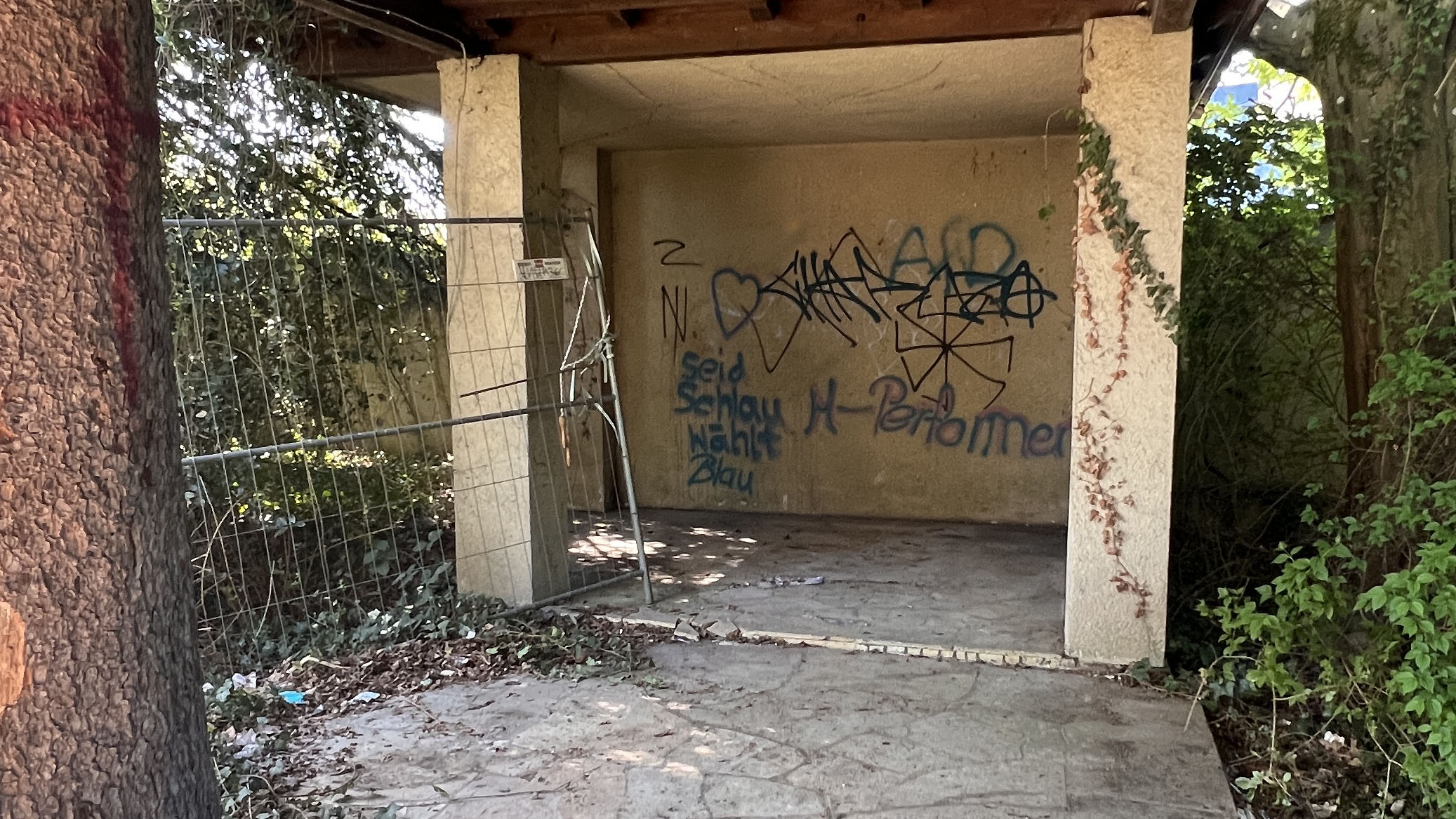 Nach Entrümpelung einer Messie-Wohnung – gereinigter Außenbereich in Schwäbisch Gmünd, besenrein übergeben durch Stephan Haushaltsauflösungen